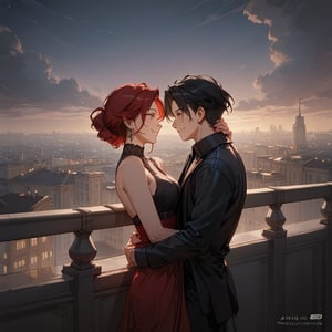 Score_9, Score_8_up, Score_7_up, Score_6_up, Score_5_up, Score_4_up,aa girl red hair, sexy girl, standing on the balcony of a building with man black hair ,city, modern city, night,looking at each other,wearing a black top, sexy pose,smiling,
ciel_phantomhive,jaeggernawt,Indoor,frames,high rise apartment,outdoors