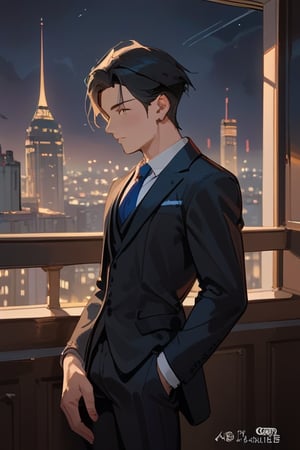 Score_9, Score_8_up, Score_7_up, Score_6_up, Score_5_up, Score_4_up,aa man black hair, sexy guy, wearing a suit, sexy guy, standing on the balcony of a building, looking at the front building, wearing a suit, night,city, modern city,
ciel_phantomhive,jaeggernawt,Indoor,frames,high rise apartment,Indoors, masterpiece,  best quality,  8k