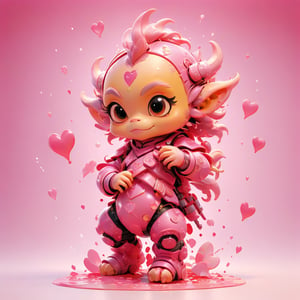 (valentine's day theme:1.5),(splash playing lots of pink rose petals and pink hearts background:1.4), (fusion of monkey magic and baby dragon), cute dragon monkey, little dragon monkey, baby dragon monkey, ancient chinese town, chibi emote, monkey magic, wearing a samurai armor, red aura background, ,,,,<lora:659095807385103906:1.0>,<lora:659095807385103906:1.0>