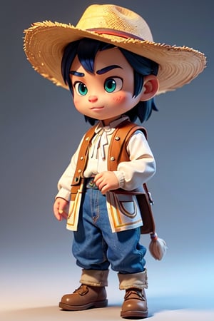 3dcharacter,(full body:1.2),simple background, masterpiece,best quality,(light cream gradient background:1.1) , low poly, cowboy cat, toy, videogame style, inspired by the Argentinean gaucho culture, traditional elements such as gauchos in their distinctive clothing, capture the essence of the gaucho lifestyle with a touch of authenticity and cultural richness,3dcharacter, cat wearing gaucho clothes, gaucho costumes,chibi, 8k, high resolution, furry, 3d video game cat