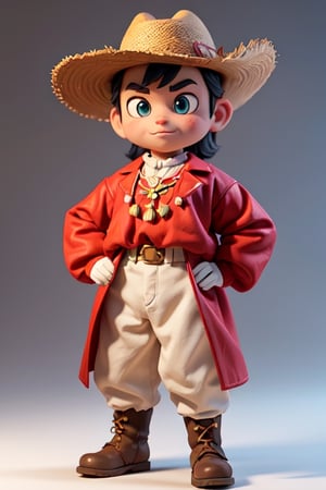 3dcharacter,(full body:1.2),simple background, masterpiece,best quality,(light cream gradient background:1.1) , low poly, cowboy cat, toy, videogame style, inspired by the Argentinean gaucho culture, traditional elements such as gauchos in their distinctive clothing, capture the essence of the gaucho lifestyle with a touch of authenticity and cultural richness,3dcharacter, cat wearing gaucho clothes, gaucho costumes,chibi, 8k, high resolution, furry, 3d video game cat