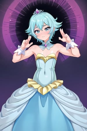 {{{1man}}}, [random pose] and [elegant princess dress ] , vibrant colors, cartoonish features, glossy finish, vertical orientation, disney style

,male mature
,otoko no ko, femboy