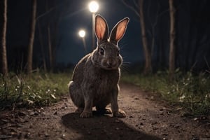 RAW photo,
evil murder-bunny frantically searching for next victim. wild eyes. gore. horror. night.

absurdres, masterpiece, award-winning photography, Volumetric lighting, extremely detailed, highest quality photo, RAW photo, 16k resolution, Fujifilm XT3, sharp focus, realistic texture