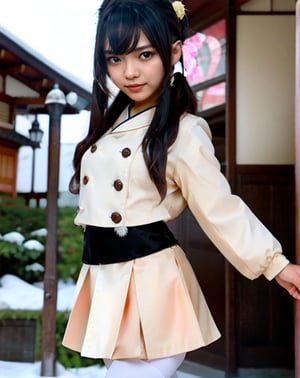 photo of DPBM, cosplay,  Novara Kugisaki, japanese winter uniform, child model