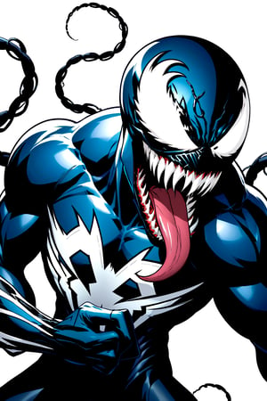 Venom from marvel comics,wallpaper style