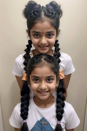 Indian Young Age Girl Under 20+, Creating pigtail hairstyles is a fun way to express your style. Divide your hair into two sections, then twist or braid each section before securing them with colorful elastics or ribbons for a playful touch,AanyaaSanaya