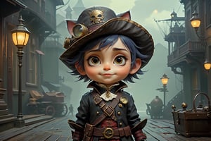 the shot of an adorable steampunk pirate munchkin_breed kitty warm smile :: awwchang :: miles-df :: gorgeous big eyes :: professional majestic oil painting by Ed Blinkey :: Atey Ghailan :: Studio Ghibli :: by ((Jeremy Mann)) :: Greg Manchess :: Antonio Moro :: (((trending on ArtStation))) :: trending on CGSociety :: volumetric lighting :: dramatic lighting :: Pino Daeni