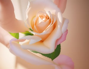 photorealistic rose, glowing intricate transparent petals, hyperdetailed petal texture, glass, concept art, artstation, alice x. zhang, perfect composition, masterpiece, professional photography, macro, natural lighting, canon lens, shot on dslr 64 megapixels sharp focus