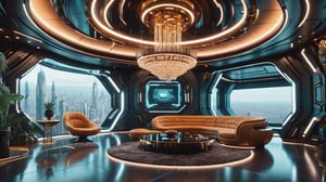 Masterpiece, ultra high definition, ultra high quality, 8k, exquisite details,
Space station, extra large floor-to-ceiling windows, future technology, intricate light, future luxury furniture, cyberpunk, outer space background, planets, galaxies,