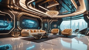 Masterpiece, ultra high definition, ultra high quality, 8k, exquisite details,
Space station, extra large floor-to-ceiling windows, future technology, intricate light, future luxury furniture, cyberpunk, outer space background, planets, galaxies,