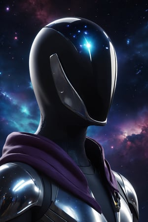 ParallelObserver, (colorgalaxy reflected on a reflexive helmet), metalic rim detailed helmet, 1boy, (leather long coat), scarf, [Renaissance themed], fantasy, front-view, upperbody, detailed, 3d render, unreal engine, colorgalaxy,disney pixar style, 