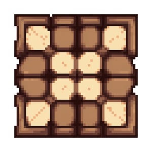 block texture of a staggered brick, 32x32 pixels, 2D