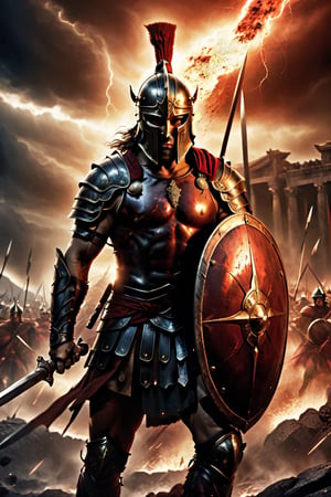 Hell (Inferno) wars, full body,
achilles soldier, The Greek army defeated its enemies with long spears and swords.
Greek soldiers, war with devils, war breaks, diluted with red blood, Greek brave soldiers full of Kasrima atmosphere, ,more detail XL,Movie Still, create photo realistic greek warrior with shield, wearing helmet and warrior outfit, dramatic lighting, high detailed, sharp focus , dramatic mood ,more detail XL,Movie Still,Blood mixed with a long knife and attached to it.,darkart,Lightning, thunder, black clouds, black smoke, charred corpses, golden moon, sunlight, waves, heavy rain, storms, The entire temple city was completely destroyed and captured.,
neoclassicism,side at view,
