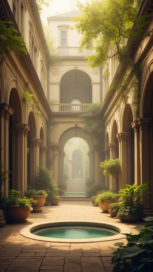 ((The Emptiness of Love's Courtyard)), The courtyard of love feels so empty