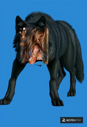 photo r3al,photorealistic,pure black wolf,Animal, open mouth, angry face,REALISTIC,CONCEPT_Oversized_Animal_ownwaifu