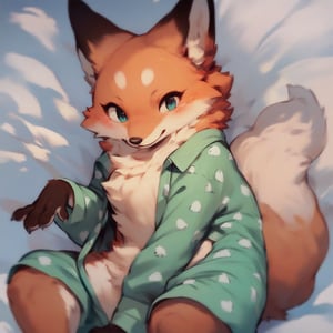 score_9, score_8_up, score_7_up, score_6_up,1girl,furry fox girl,furry body,anime,cute,kawaii,furry chest,sexy,blush,upper body,sexy pose,barefoot,pajamas,open clothes,furry girl,(feral:1.5)