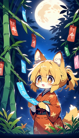  score_9_up, score_8_up, score_7_up,source_anime,masterpiece,best quality,illustration,1girl,solo,blonde hair,ponytail,dog ears,gradient brown eyes,source_furry,tanabata,fall tanzaku,bamboo thicket,full moon,(mysterios:1.3),score_6_up,score_5_up,score_4_up,furry,(heresy:1.3),supplication