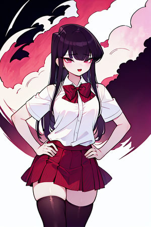  jigoku shoujo, (1girl:1.4),BREAK, 1 girl, portrait, masterpiece, (absurdres, highres, ultra detailed, infrared photography, demon effect:1.2),LINEART, More Detail,

mishaguji, eldritch abomination,mucha art style,bzillust, komi_shouko,

komi shouko, 1girl, solo, long hair, black hair, purple hair, purple eyes, school uniform, white shirt, short sleeves, collared shirt, bowtie, red bow, striped bow, red skirt, shoes, black pantyhose, Standing with hands on the waist, perfect eyes, (upper body:1.4),
(sexy thigh:1.6), brown eyes,


DonM0m3g4, illustration, nymph, mythical undead vampiric being, pale deathly complexion, sharp fangs, cursed, malevolent, supernatural powers, effulgent ,