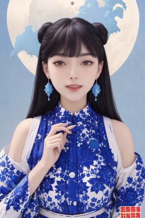 busty and sexy girl, 8k, masterpiece, ultra-realistic, best quality, high resolution, high definition, 1girl, solo, long hair,large breasts, looking at viewer, smile, black hair, hair ornament, long sleeves, dress, bare shoulder, jewelry, purple eyes, upper body, flower, earrings, hair flower, wide sleeves, hair bun, bracelet, sash, double bun, chinese clothes, ((moon))Auguste Renoir ~ Paul Peel ~ John Singer Sargent ~ Alexandre-Jacques Chantron ~ John William Godward ~ John William Waterhouse ~ Han-Wu Shen ~ Ishitaka Amano ~ Chakrapan Posayakrit ~ Kim Jung Gi ~ Kei Mieno ~ Ikushima Hiroshi ~ WLOP ~ William-Adolphe Bouguereau ~ Alphonse Mucha ~Luis Royo ~ Range Murata ~ Jock Sturges photography ~ David Hamillton photography ,sparkles,,surreal