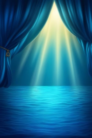 deep sea,deep sea background,some light ray,water, no humans, curtains, scenery, reflection, blue theme