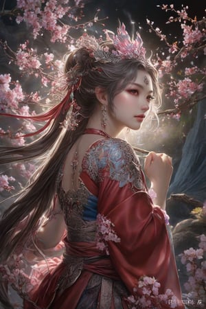 Professional, Top Quality, High Resolution, High Detail, Perfect Detail,fantasy art. .,, backlight, Manjusaka, lycorisradiata,彼岸花

