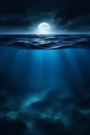 deep sea,deep sea background,, The depths of the sea are indeed endlessly lonely. In that dark and silent