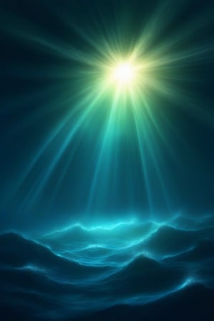 perfect, high resolution,deep sea,deep sea background,some light ray