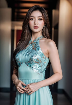 a beautiful girl, wearing a kebaya dress, perfectly proportioned eyes, perfect fingers, full body portrait, Realistic, 8K Ultra HD, Graphic Quality Nvidia GeForce RTX 4070Ti