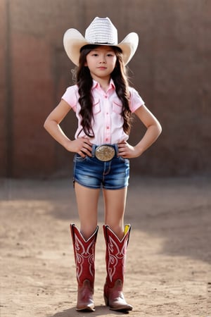 IMG_2349.mp4 a girl in cowboy hat and boots