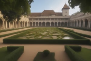 medieval era, palace, garden