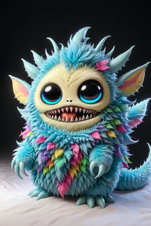 A cute alien creature, colourful fur, large reflective eyes like dark pools, plain background, 3d_model, cinematic lighting, rim lighting, kawaii, pokemon, t-shirt character, white background, cutout, bioluminiscence, chromatophore
,ral-chrcrts, huge alien_penis, large mouth filled with hundreds of sharp scary teeth