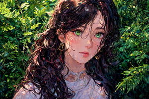 Official Art, Unity 8K Wallpaper, Extreme Detailed, Beautiful and Aesthetic, Masterpiece, Top Quality, perfect anatomy, 

an incredible photo of a beautiful brunette young female druid with green eyes surrounded by wet ferns, photography, detailed skin, realistic, photo-realistic, highly detailed, full length body shot, provocative pose, expressive facial features, High detail RAW color art, piercing, diffused soft lighting, shallow depth of field, sharp focus, hyperrealism, cinematic lighting ,LegendDarkFantasy, Larry Elmore

a beautifully drawn (((ink illustration))) depicting, vintage, purple and pink accents, watercolor painting, concept art, (best illustration), (best shadow), Analog Color Theme, vivid colours, contrast, smooth, sharp focus, scenery, 

(Pencil_Sketch:1.2,masterpiece, midjourney, best quality, incredibly absurdres, messy lines,high detail eyes,More Detail,perfect light,portrait, ,more detail XL,Ukiyo-e, ,ink,colorful,samurai