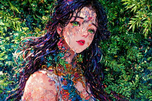 Official Art, Unity 8K Wallpaper, Extreme Detailed, Beautiful and Aesthetic, Masterpiece, Top Quality, perfect anatomy, 

an incredible photo of a beautiful brunette young female druid with green eyes surrounded by wet ferns, photography, detailed skin, realistic, photo-realistic, highly detailed, full length body shot, provocative pose, expressive facial features, High detail RAW color art, piercing, diffused soft lighting, shallow depth of field, sharp focus, hyperrealism, cinematic lighting ,LegendDarkFantasy, Larry Elmore

a beautifully drawn (((ink illustration))) depicting, vintage, purple and pink accents, watercolor painting, concept art, (best illustration), (best shadow), Analog Color Theme, vivid colours, contrast, smooth, sharp focus, scenery, 

(Pencil_Sketch:1.2,masterpiece, midjourney, best quality, incredibly absurdres, messy lines,high detail eyes,More Detail,perfect light,portrait, ,more detail XL,Ukiyo-e, ,ink,colorful,samurai