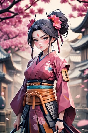 (Beautiful young samurai woman with motsly skin exposed ), (sagging breast), perfect anatomy, (creative background, intricated background), hyper-detailed, intricated, high_res, (intricated details:1.2),cyberpunk style, ,detailmaster2,photo r3al,s4lma,p3rfect boobs,cleavage