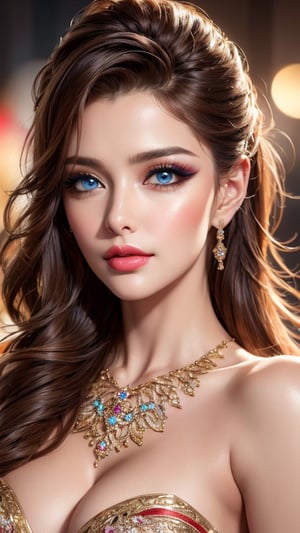 (best quality,4k,highres,masterpiece:1.2),ultra-detailed,realistic,photorealistic:1.37,studio lighting,professional,vivid colors,bokeh,beautiful detailed eyes,beautiful detailed lips,extremely detailed eyes and face,longeyelashes,high fashion,glamorous appearance,sultry expression,alluring pose,gorgeous lighting,glossy hair,dramatic makeup,luminous complexion,voluptuous figure,classy outfit,exquisite jewelry,sexy portrait,UHD, retina, Masterpiece, necessary, anatomically correct, textured skin, super detail, High details, high quality, Award-winning, Best Quality, high resolution, 16k, 8k,Kamini,more detail,Kamini,more detail