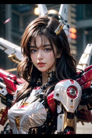 (full_body:0.8), small breast, best quality, masterpiece, 16K, high contrast, Exquisite details and textures, wide shot, ultra realistic illustration,  1girl, beatiful detailed cyberpunk city, beatiful detailed hair, wavy hair, beatiful detailed steet,  (mecha clothes:1.4), robot girl, cool movement,
 dargon wings, colorful background, a dragon stands behind the girl, rainy days, {lightning effect}, beatiful detailed sliver dragon arnour, （cold face）, mecha,