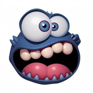 cartoon monster ball