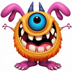 cartoon monster







