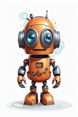 cartoon robot





