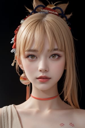 A professional photograph of gorgeous a girl in japanese castle making eye contact with the viewer in a mid-shot view, beautiful symmetrical face, cute natural makeup, upscale environment, ultra realistic, concept art, elegant, highly detailed, intricate, sharp focus, depth of field, f/1. 8, 85mm, (centered image composition), (professionally color graded), ((bright soft diffused light)), 