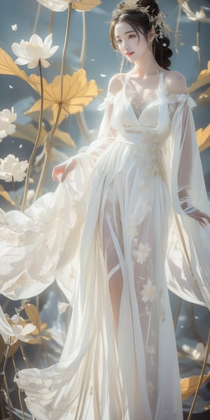 Masterpiece, best quality, 1girl, (colorful), (fine beautiful eyes and detailed face), white lace dress, purple eyes, long and thick eyelashes, bright eyes, looking at the audience, braided hairstyle, movie lighting, Half body shot, extremely detailed CG unified 8k wallpaper, white hair, solo, slightly curled lips, smile, intricate skirt, ((flying petals)), (flowery meadow) sky, cloudy sky, building, moonlight , moon, night, (dark theme: 1.3), light, fantasy, jisoo, 1 girl, asian, woman, z1l4, enhanc3d, korean, SSL, European girls, WaveMiu