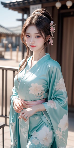 {{Beautiful and detailed eyes},
Detailed face, detailed eyes, slender face, real hands, cute Korean girlfriend 17 year old girl, perfect model body, looking at camera, sad smile, dynamic pose, furisode, kimono, shrine, hatsumode , medium breasts, cosmetics advertising model, her one girl is walking,