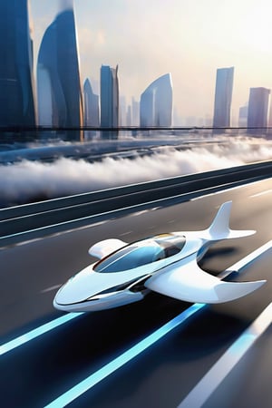 Design an innovative and sustainable flying car that addresses urban transportation challenges. Consider factors such as energy efficiency, safety features, noise reduction, and integration with existing infrastructure. Describe the vehicle's specifications, navigation system, and how it contributes to a seamless urban mobility experience." And a road flying.and engineering working now