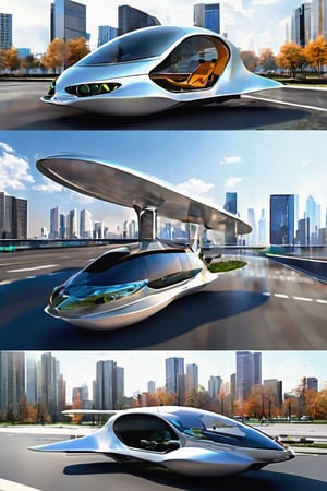 Design an innovative and sustainable flying car that addresses urban transportation challenges. Consider factors such as energy efficiency, safety features, noise reduction, and integration with existing infrastructure. Describe the vehicle's specifications, navigation system, and how it contributes to a seamless urban mobility experience."