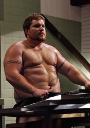 Malcolm Scott, a 35-year-old male with a chubby physique,(chubby face)