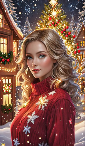 Christmas Carols, singers ((5 people epiphany singers christmas)) holding the christmas partiture standing in the christmas village)), happy, expressive eyes, snowflakes, Christmas tree and gifts, full body, (masterpiece, top quality, best quality, official art, beauty and aesthetics: 1.2), (abstract, fractal art: 1.3), colorful hair, Highest details, detailed_eyes, fire, water, ice, lightning, light particles, Christmas style clothing, Christmas tree, string of Christmas light bulbs, Christmas red flowers, beautiful lines, determined eyes, flowers, detailed face, detailed eyes , brilliant blooming flowers and romantic lights as the background