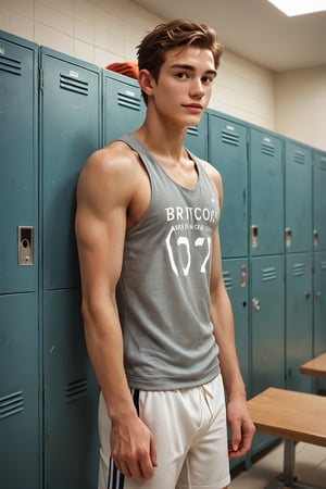 score_9, score_8_up, score_7_up, rating_safe, solo, fit, male, standing, thick calves, locker room, bryce, 