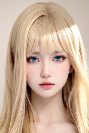 blond woman with blue eyes and long hair posing for a picture, with long blond hair, long blonde hair and big eyes, very pretty model, long blonde hair and large eyes, pale porcelain white skin, blonde hair and large eyes, with long hair and piercing eyes, portrait of kim petras, pale-skinned persian girl, with very long blonde hair, with pale skin