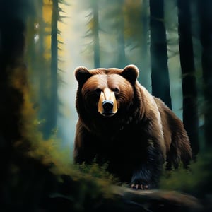 bear in the forest