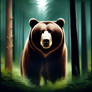 bear in the forest